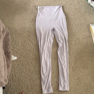 lululemon athletica Light lavender Leggings size 0